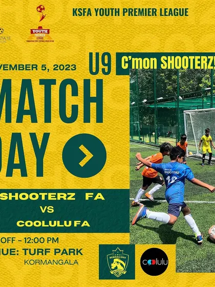 A collage of our official Match Day announcements for the KSFA Youth Premier League. We ensure our players, parents, and supporters are always informed about upcoming fixtures for all age groups.