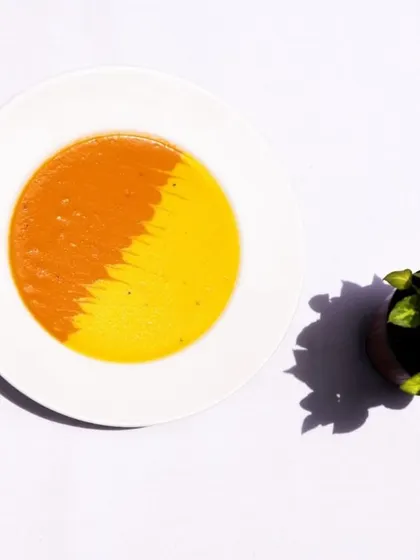 Add some zing to your weekend with my vibrant Red & Yellow Bell Pepper soup.