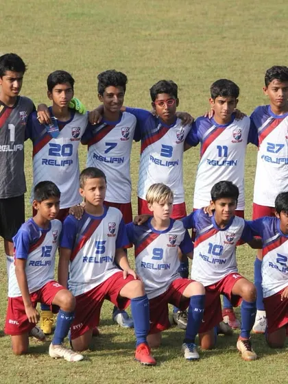The 2019 Sub-Junior team in their alternate kit, a squad that made history.