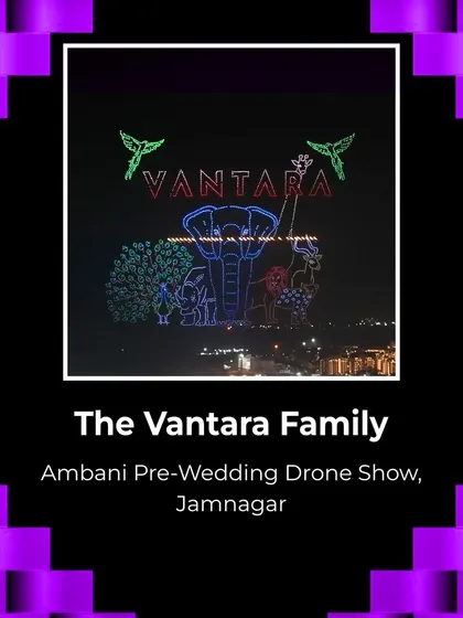 A "BotLab Wrapped" highlight of the Vantara Family show at the Ambani Pre-Wedding, one of our most talked-about performances of the year.