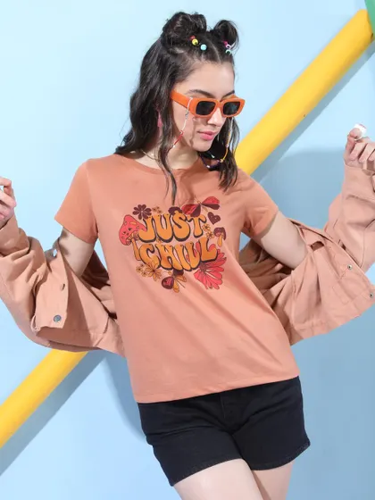 A "Just Chill" themed look for Tokyo Talkies. I layered a denim jacket over a graphic tee and shorts, creating a relaxed, layered outfit perfect for a casual day.