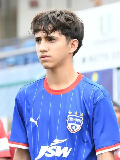A close-up of Sohum Utreja, a player who has risen through our ranks to compete at a high level, embodying the spirit and ambition of our academy.