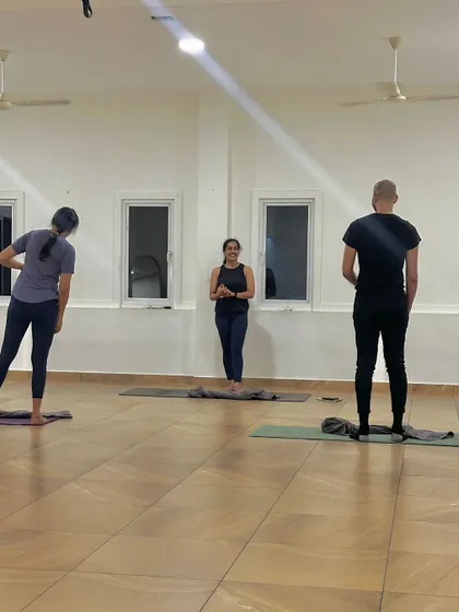 A moment from a Pilates workshop in Kochi. It's always a pleasure to guide students and share the principles of mindful movement.