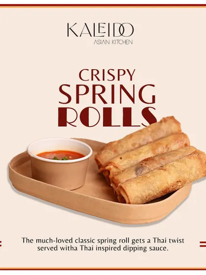 My version of the iconic spring roll has a Thai twist, with notes of lemongrass and water chestnuts for extra crunch. They are loved by one and all.