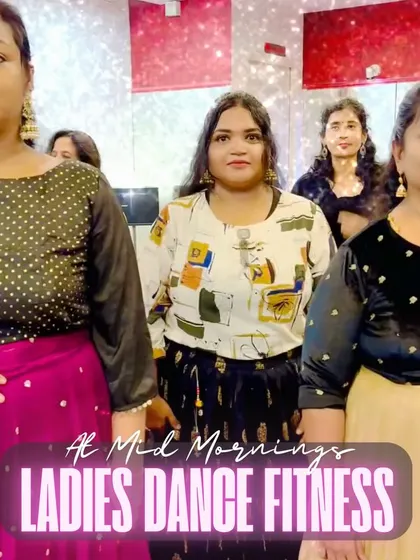 Another snapshot from our mid-morning ladies' dance fitness session. We celebrate the joy of dancing in a comfortable and encouraging atmosphere.