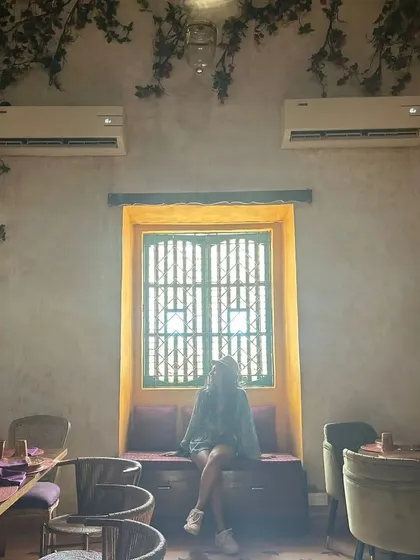 A moody, atmospheric shot inside a beautifully designed restaurant in Goa. This image shows my versatility in creating different moods, even in a lifestyle setting.