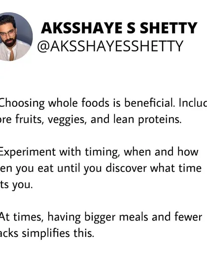Choosing whole foods is a great strategy for managing hunger. I also suggest experimenting with meal timing and frequency to discover what works best for you and your schedule.