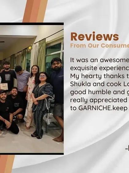 From the cook to the server, our entire team works to provide the best service. This client appreciated the awesome and exquisite experience we delivered for their gathering.