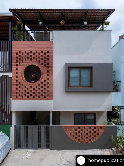 The Mathrukrupa facade featured in HomePublication.