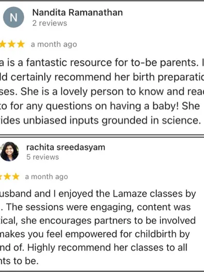 These reviews emphasize my role as a fantastic resource providing unbiased, science-grounded inputs and engaging, practical sessions that empower both partners.