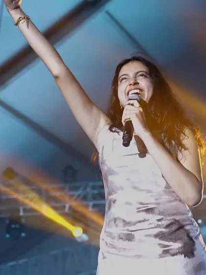A duplicate of ID 50, this shot captures my connection with the audience during a high-energy performance.