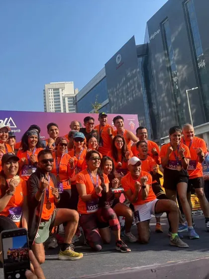 GRR moments from the Women 10K Run. The tribe on the podium, celebrating another successful race day.