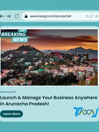 **Expert Business Support in Arunachal Pradesh.** From company registration to GST solutions, our team is your partner for growth, helping you navigate the business landscape of Arunachal Pradesh.