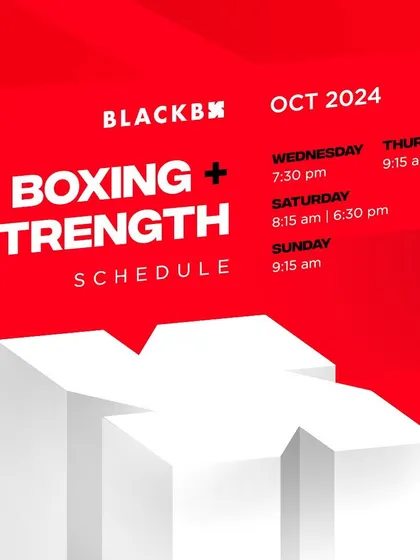 October's Boxing + Strength schedule is packed. Check the times and book your spot to get in on the action.