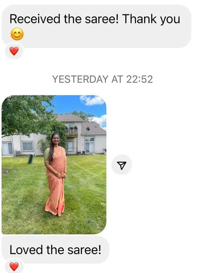 Receiving pictures and happy messages from clients across the globe is truly special.