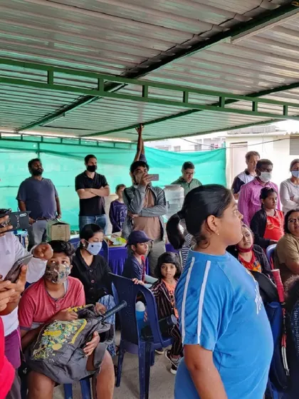 The atmosphere at our tournaments is electric, thanks to the amazing support from parents, family, and friends. We provide a dedicated seating area for spectators to cheer on the players.