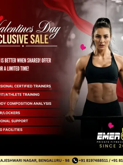Fitness is better when shared. Our Valentine's Day sale offers access to professional trainers, CrossFit training, and nutritional support for a limited time.
