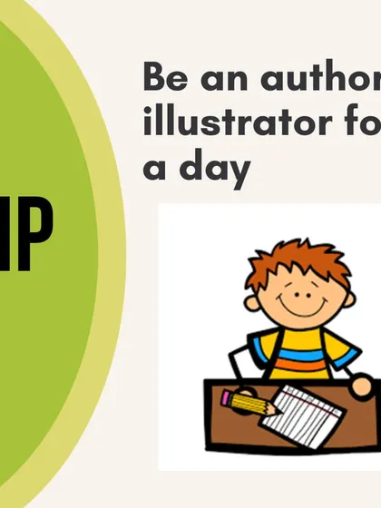A tip to encourage your child to be an author for a day. This simple activity boosts creativity, writing skills, and confidence.