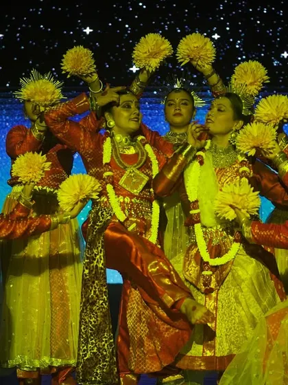 A beautiful moment from our 'Shivshakti' act, part of the grand production at Magnifique. The full video is releasing soon.