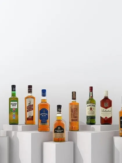 From sketch to reality. This massive group shot for Pernod Ricard features their entire portfolio on a custom-built, multi-level white set. It was a huge logistical and lighting challenge to ensure every single bottle looked perfect.