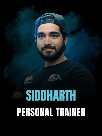 Meet Siddharth, one of the dedicated personal trainers on our team, ready to help you achieve your goals.