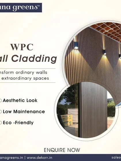 Transform ordinary walls into extraordinary spaces with our low-maintenance and eco-friendly WPC wall cladding. The panels provide an aesthetic look that is both modern and timeless.