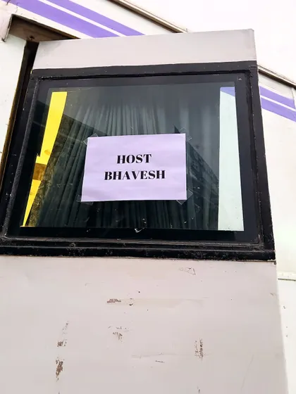 My name on the door of the vanity van. A small but significant part of the professional experience, getting ready to bring my A-game.