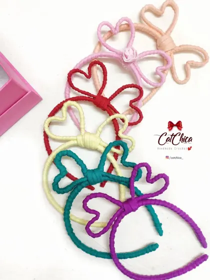 Our K-Pop Heart series headbands are trendy and comfortable for all ages.