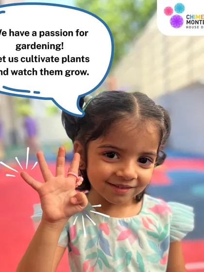 "Let us cultivate plants and watch them grow." This child expresses a passion for gardening, a practical life activity that teaches patience and care for nature.