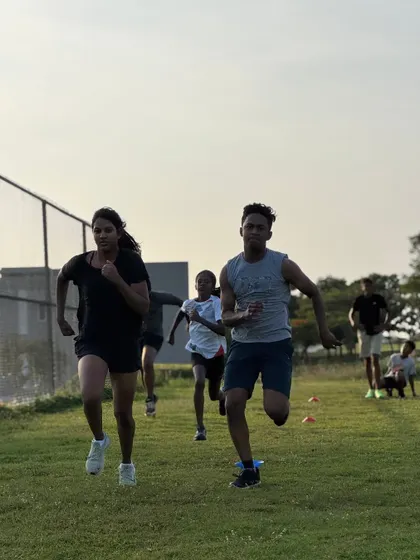 It includes physical conditioning, like running drills, to build endurance and athleticism.