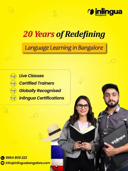 We are proudly celebrating 20 years of redefining language learning in Bangalore. Our proven methodologies and certified experts have empowered thousands to communicate with confidence.