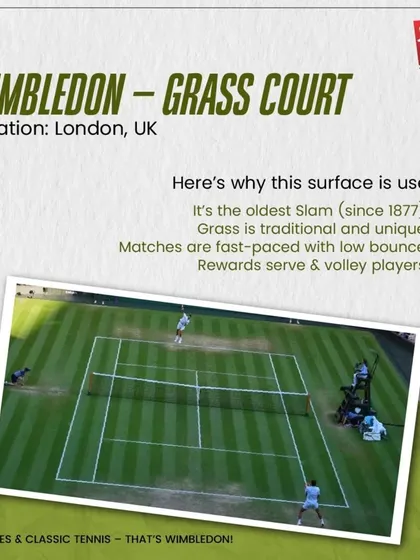 We understand the specifics of traditional grass courts like those at Wimbledon. These surfaces are known for their fast pace and low bounce, rewarding serve and volley players. We bring this technical knowledge to our turf projects.