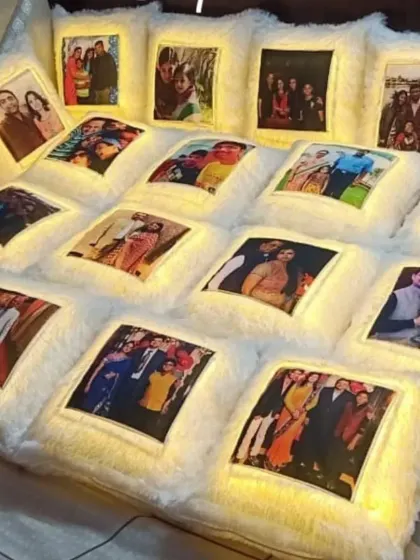 A large order of my popular LED photo cushions, perfect for bulk gifting or for decorating a whole room with memories.