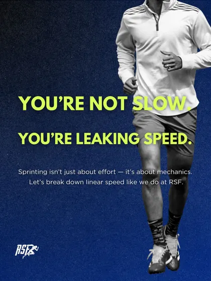 You're not slow, you're leaking speed. This powerful statement introduces the concept that sprinting is about mechanics, not just effort. We find and fix the mechanical flaws that hold you back.