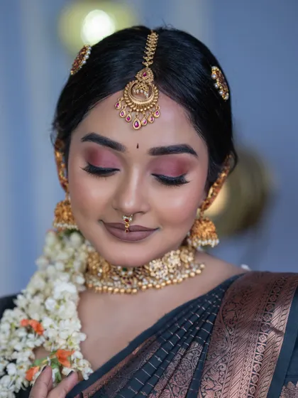 Another close-up of the eye makeup, showing the beautiful blending.