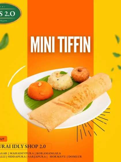 A mini feast that packs a punch in every bite. This is our Mini Tiffin, perfect for when you're craving variety.