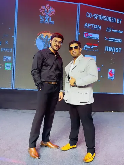 Another shot from the stage. It's important to look the part of a leader and a brand.