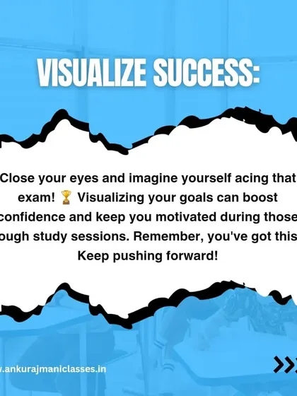 Tip 3 for staying motivated: Visualize your success. Imagining yourself acing the exam can boost your confidence and push you through tough study sessions.
