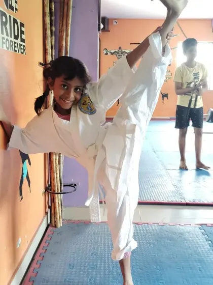 Another impressive display of flexibility from one of our dedicated students.