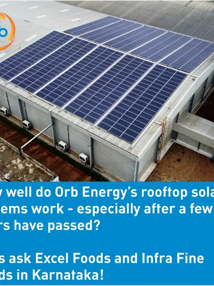 Excel Foods installed a 100 kWp system in 2018 and reached payback in under four years. Satisfied with the performance, they had us install a 210 kWp system for their sister company, Infra Fine Foods.