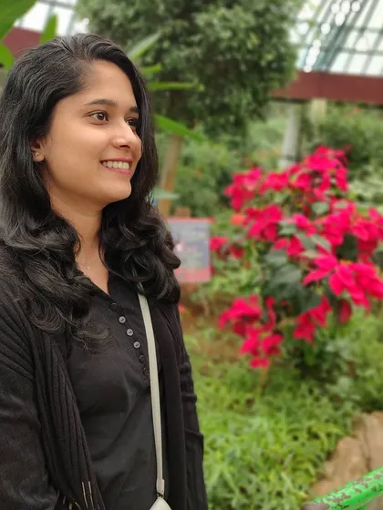 Another smile from a lovely day spent in a garden. I believe movement and nature are two of the best ways to feel good.