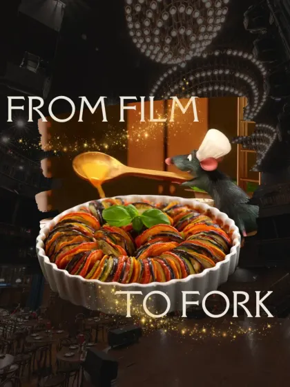 From film to fork, we bring animated dreams to delicious reality. For our Ratatouille screening, we crafted a menu that would make Gusteau proud, serving classic French dishes, including the namesake ratatouille, in sync with Remy's culinary adventure.