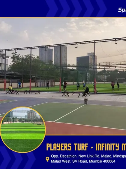 This facility at Players Turf in Malad shows my ability to integrate different sports surfaces. Here, I constructed a professional pickleball court adjacent to a football turf, creating a versatile multi-sport hub for athletes.