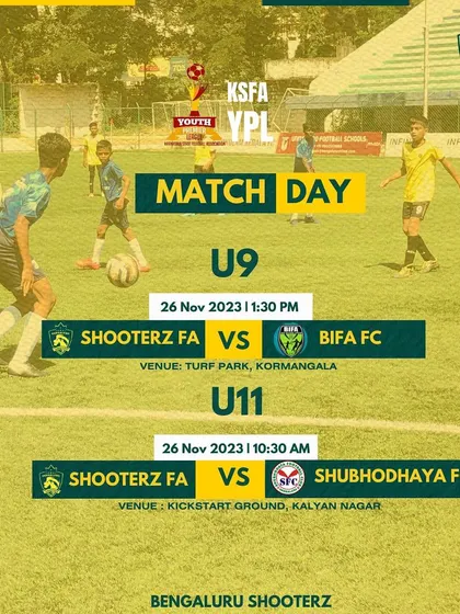 A collage of our official Match Day announcements for the KSFA Youth Premier League. We ensure our players, parents, and supporters are always informed about upcoming fixtures for all age groups.