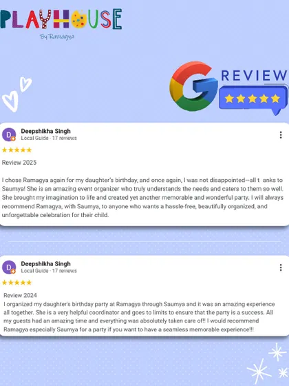 "A hassle-free, beautifully organized, and unforgettable celebration." This repeat customer's review speaks volumes about the consistent quality and care I put into every single party.