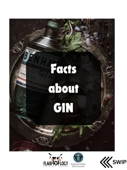 A fun fact about gin. We teach the history of spirits, including interesting trivia that you can share with your customers to make their experience more engaging.