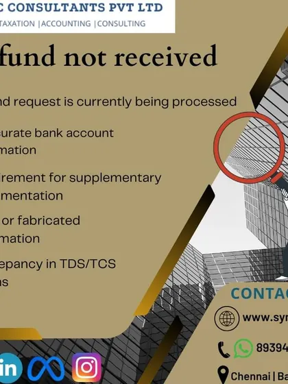 Waiting for a tax refund that hasn't arrived? This post lists common reasons for delays, such as inaccurate bank information or discrepancies in TDS claims. I can help you investigate the cause and follow up with the department to get your refund processed.