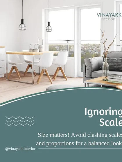 One common mistake is ignoring scale. It's important to choose furniture and decor that are proportional to the room size to create a balanced and harmonious look.