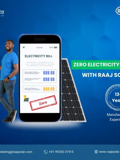 Achieve a zero electricity bill with our solar solutions. With over 13 years of manufacturing experience, we provide the technology and reliability to make energy independence a reality for you.