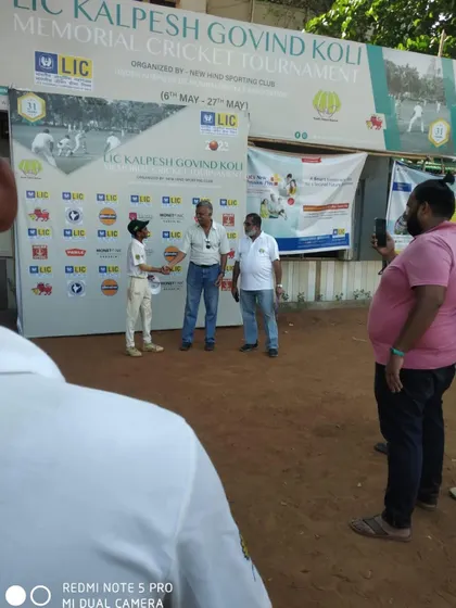 This one is special. Aayush Ambekar receiving his first MCA Man of the Match award in the U16 Kalpesh Koli Tournament for his brilliant bowling performance.